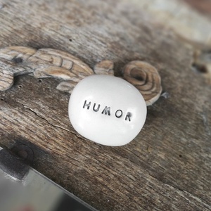 HUMOR - Varázskavics ezüst -  - Meska.hu