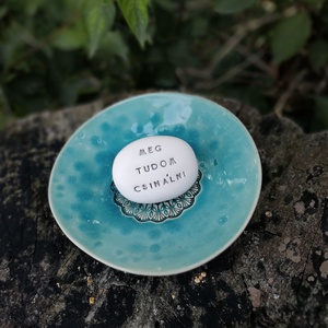 MEG TUDOM CSINÁLNI - Kerámia Varázskavics üzenettel, motivációs felirattal - esküvő - emlék & ajándék - köszönőajándék - Meska.hu