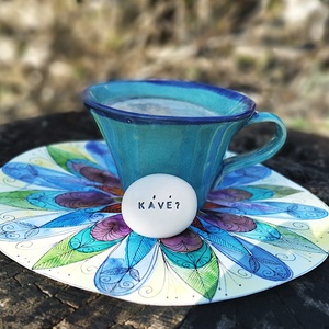 KÁVÉ? - Egy kávé veled...vagy veled...vagy inkább veled?! - esküvő - emlék & ajándék - nászajándék - ceremónia szett - Meska.hu