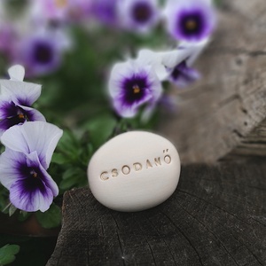 CSODANŐ - Mondd el Varázskaviccsal, egyedi ajándék, feliratos kerámia kavics - esküvő - emlék & ajándék - köszönőajándék - Meska.hu