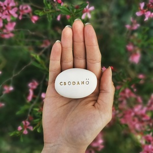 CSODANŐ - Mondd el Varázskaviccsal, egyedi ajándék, feliratos kerámia kavics, Esküvő, Emlék & Ajándék, Köszönőajándék, , MESKA