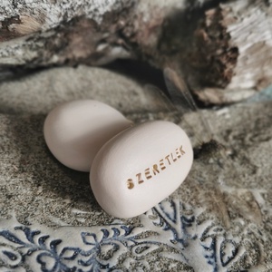 SZERETLEK - Kerámia Varázskavics kedves üzenetekkel, motivációkkal - esküvő - emlék & ajándék - nászajándék - nászajándék gyűjtők - Meska.hu