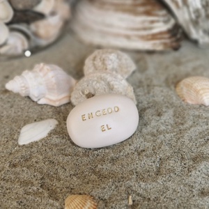 ENGEDD EL - Kerámia Varázskavics üzenettel, motivációs felirattal - Meska.hu