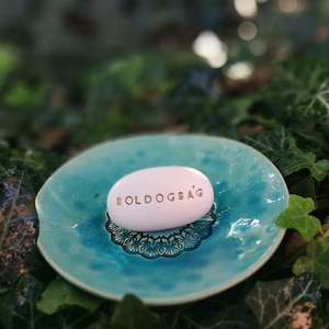 BOLDOGSÁG - Kerámia Varázskavics üzenettel, motivációs felirattal - esküvő - emlék & ajándék - köszönőajándék - Meska.hu