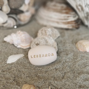 LESZAROM - Kerámia Varázskavics üzenettel, motivációs felirattal - esküvő - emlék & ajándék - köszönőajándék - Meska.hu