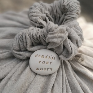 NEMÁÁÁ! PONT MOST!? - Kerámia Varázskavics üzenettel, motivációs felirattal - esküvő - emlék & ajándék - köszönőajándék - Meska.hu