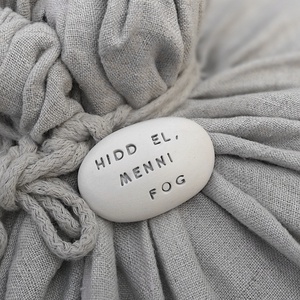 HIDD EL, MENNI FOG - Kerámia Varázskavics üzenettel, motivációs felirattal, Esküvő, Emlék & Ajándék, Köszönőajándék, , MESKA