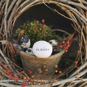 ÉLMÉNY - Kerámia Varázskavics üzenettel, motivációs felirattal, Esküvő, Emlék & Ajándék, Köszönőajándék, , MESKA