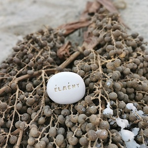 ÉLMÉNY - Kerámia Varázskavics üzenettel, motivációs felirattal - esküvő - emlék & ajándék - köszönőajándék - Meska.hu