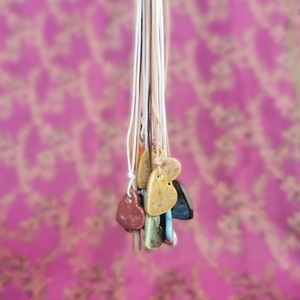 SZIVECSKÉS KARKÖTŐ 3 +1 vegyes csomagban - Állítható világosbarna ékszerzsinórral, Esküvő, Ékszer, Karkötő & Csuklódísz, , MESKA