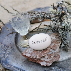 ÉLETERŐ - Kerámia Varázskavics üzenettel, motivációs felirattal, Esküvő, Emlék & Ajándék, Köszönőajándék, , MESKA