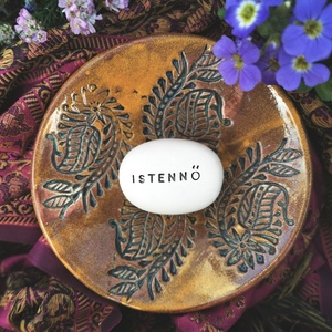 ISTENNŐ - Kerámia Varázskavics üzenettel, motivációs felirattal, Esküvő, Emlék & Ajándék, Köszönőajándék, , MESKA