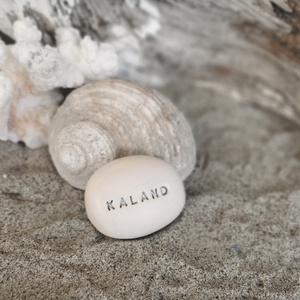 KALAND - Kerámia Varázskavics üzenettel, motivációs felirattal, Esküvő, Emlék & Ajándék, Köszönőajándék, , MESKA