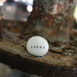 KARMA - Kerámia Varázskavics üzenettel, motivációs felirattal, Esküvő, Emlék & Ajándék, Köszönőajándék, , MESKA