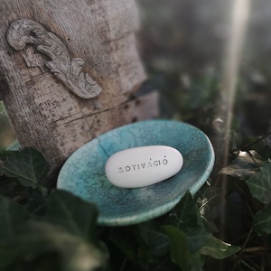 MOTIVÁCIÓ - Kerámia Varázskavics üzenettel, motivációs felirattal - esküvő - emlék & ajándék - köszönőajándék - Meska.hu