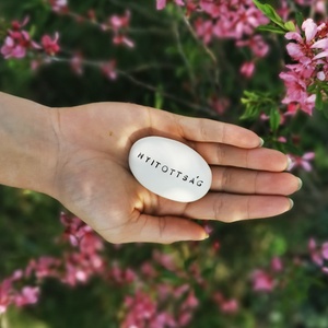 NYITOTTSÁG - Kerámia Varázskavics üzenettel, motivációs felirattal, Esküvő, Emlék & Ajándék, Köszönőajándék, , MESKA