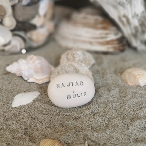 RAJTAD MÚLIK - Kerámia Varázskavics üzenettel, motivációs felirattal, Esküvő, Emlék & Ajándék, Köszönőajándék, , MESKA