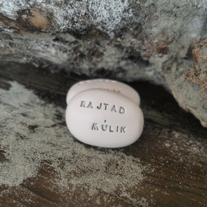 RAJTAD MÚLIK - Kerámia Varázskavics üzenettel, motivációs felirattal - esküvő - emlék & ajándék - köszönőajándék - Meska.hu