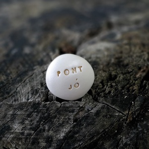 PONT JÓ - Kerámia Varázskavics pozitív üzenettel, kedves emlék, ajándék minden alkalomra - esküvő - emlék & ajándék - köszönőajándék - Meska.hu