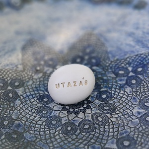 UTAZÁS - Kerámia Varázskavics kedves üzenetekkel, motivációkkal - esküvő - emlék & ajándék - nászajándék - nászajándék gyűjtők - Meska.hu