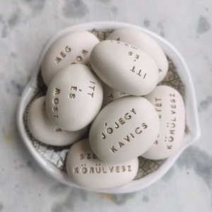 Varázskavics csomag kerámia tállal - egyedi kérésre - Meska.hu