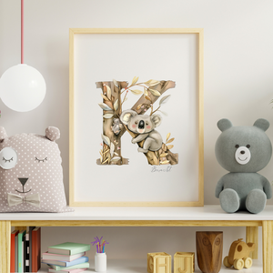 Monogram  Egyedi gyerekszoba dekoráció (A4-es méretben), Művészet, Grafika & Illusztráció, Egyéb rajzok, Festészet, Fotó, grafika, rajz, illusztráció, MESKA