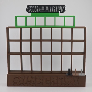 Minecraft Kinder Joy figura tartó állvány ajándék figuratalppal - otthon & életmód - tárolás & rendszerezés - íróasztali tároló - Meska.hu