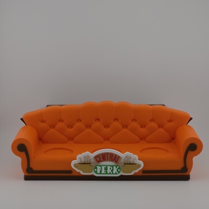 Jóbarátok Friends figura tartó kanapé Central Perk logóval - otthon & életmód - tárolás & rendszerezés - íróasztali tároló - Meska.hu