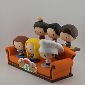 Jóbarátok Friends figura tartó kanapé Central Perk logóval - otthon & életmód - tárolás & rendszerezés - íróasztali tároló - Meska.hu