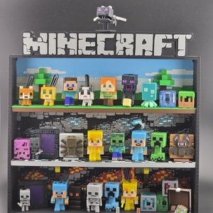 Minecraft Kinder Joy figuratartó - otthon & életmód - tárolás & rendszerezés - íróasztali tároló - Meska.hu