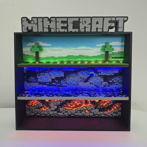 Minecraft Kinder Joy figuratartó - Meska.hu