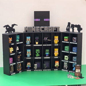 Minecraft Kinder Joy figuratartó kinyitható, variálható névtáblákkal, Otthon & Életmód, Tárolás & Rendszerezés, Íróasztali tároló, Mindenmás, MESKA