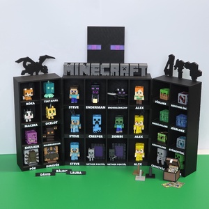 Minecraft Kinder Joy figuratartó kinyitható, variálható névtáblákkal - Meska.hu