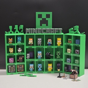 Minecraft Kinder Joy figuratartó kinyitható, variálható névtáblákkal, Otthon & Életmód, Tárolás & Rendszerezés, Íróasztali tároló, Mindenmás, MESKA