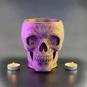 Halloween dekoráció - Koponya cukorkatartó - Meska.hu