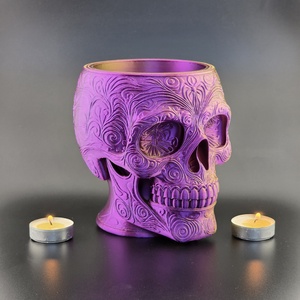 Halloween dekoráció - Koponya cukorkatartó - otthon & életmód - dekoráció - halloween - halloweeni cukorkagyűjtők és cukorkatartók - Meska.hu