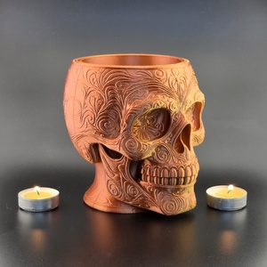 Halloween dekoráció - Koponya cukorkatartó - otthon & életmód - dekoráció - halloween - halloweeni cukorkagyűjtők és cukorkatartók - Meska.hu