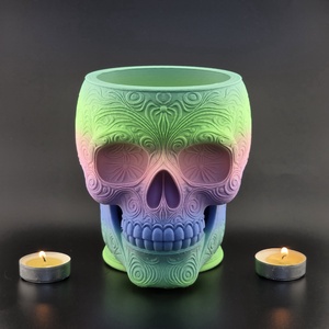 Halloween dekoráció - Koponya cukorkatartó - Meska.hu