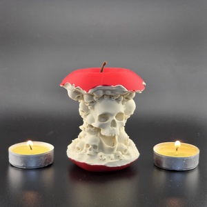 Halloween dekoráció � Koponyás almacsutka, 3D nyomtatott asztali dísz - otthon & életmód - dekoráció - halloween - halloweeni dekoráció - Meska.hu