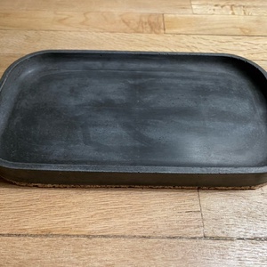 Kerekített szélű, peremes tálca - karácsony - karácsonyi lakásdekoráció - ünnepi asztaldekoráció - Meska.hu