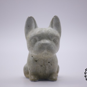 Beton francia bulldog - otthon & életmód - dekoráció - dísztárgy - Meska.hu