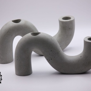Beton gyertyatartó - esküvő - dekoráció - gyertya & gyertyatartó - Meska.hu