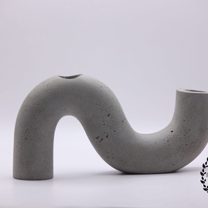 Beton gyertyatartó - esküvő - dekoráció - gyertya & gyertyatartó - Meska.hu