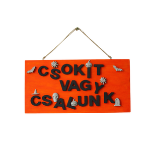 Csokit vagy Csalunk Dekorkép, Otthon & Életmód, Dekoráció, Halloween, Halloweeni dekoráció, Mindenmás, MESKA