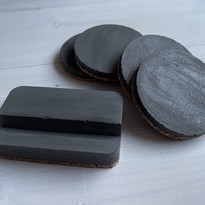 Poháralátét szett és telefontartó - Meska.hu