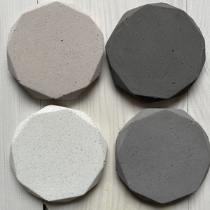 Beton poháralátét szett - Meska.hu