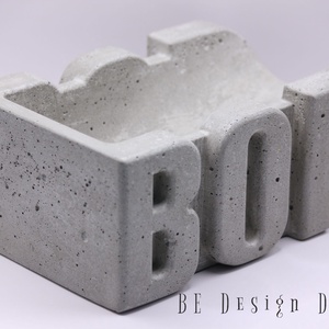Beton BORtartó - otthon & életmód - konyhafelszerelés, tálalás - tálalás - bortartó - Meska.hu