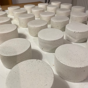 Fehér beton bútorgombok  - Meska.hu