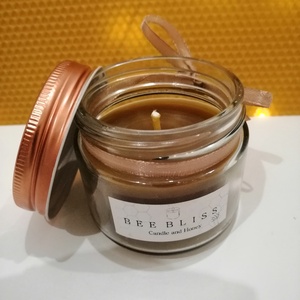Öntött méhviasz gyertya - otthon & életmód - gyertya, illat, aroma - gyertya - Meska.hu