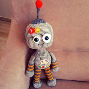 Horgolt robot - Meska.hu